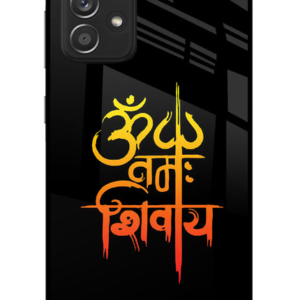Om Namah Shivay Samsung A52/A52s 5G Glass Case Back Cover by Casekaro