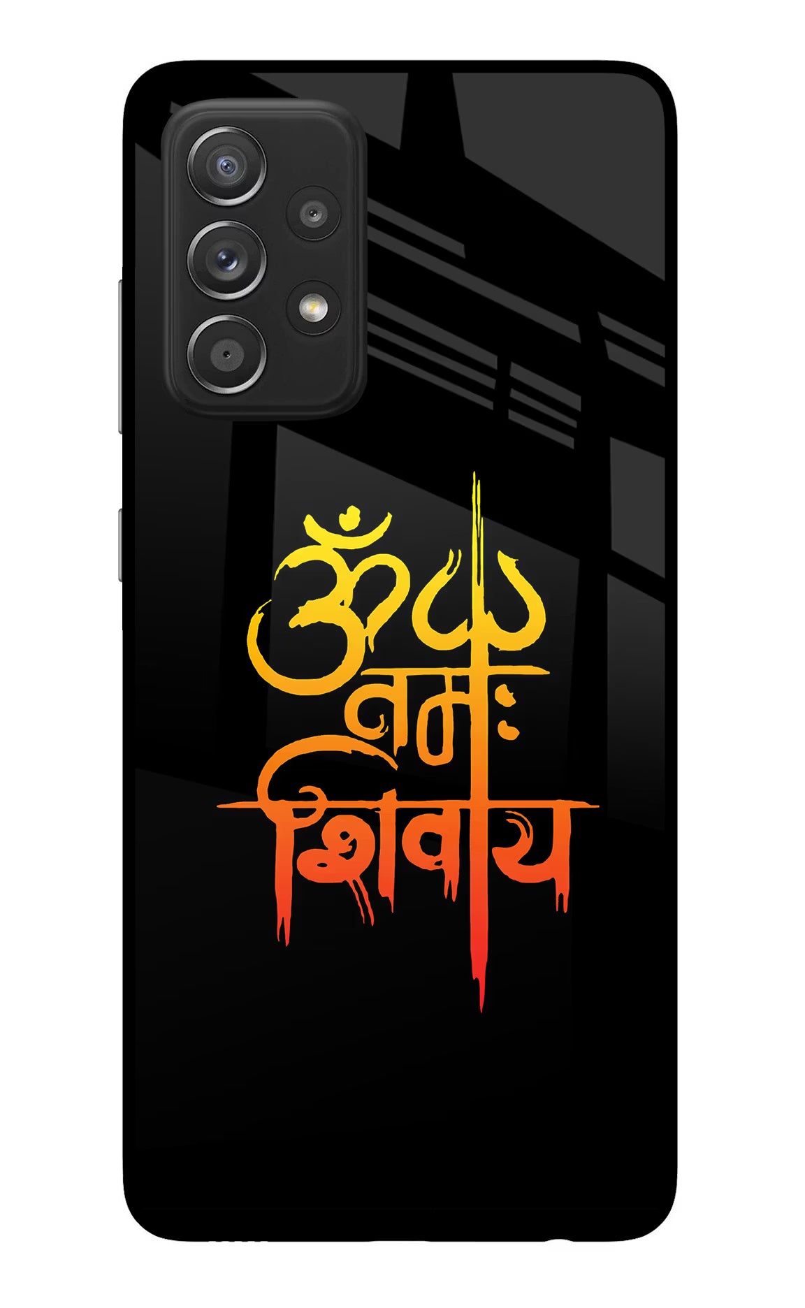 Om Namah Shivay Samsung A52/A52s 5G Glass Case Back Cover by Casekaro