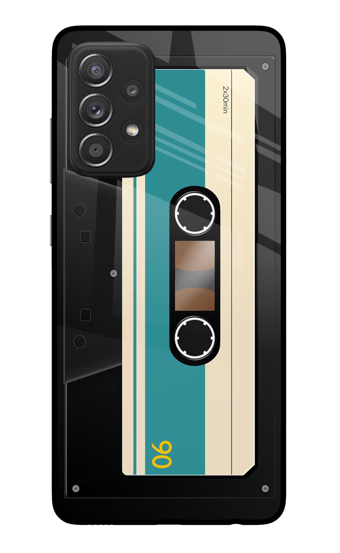 Cassette Samsung A52/A52s 5G Glass Case Back Cover by Casekaro