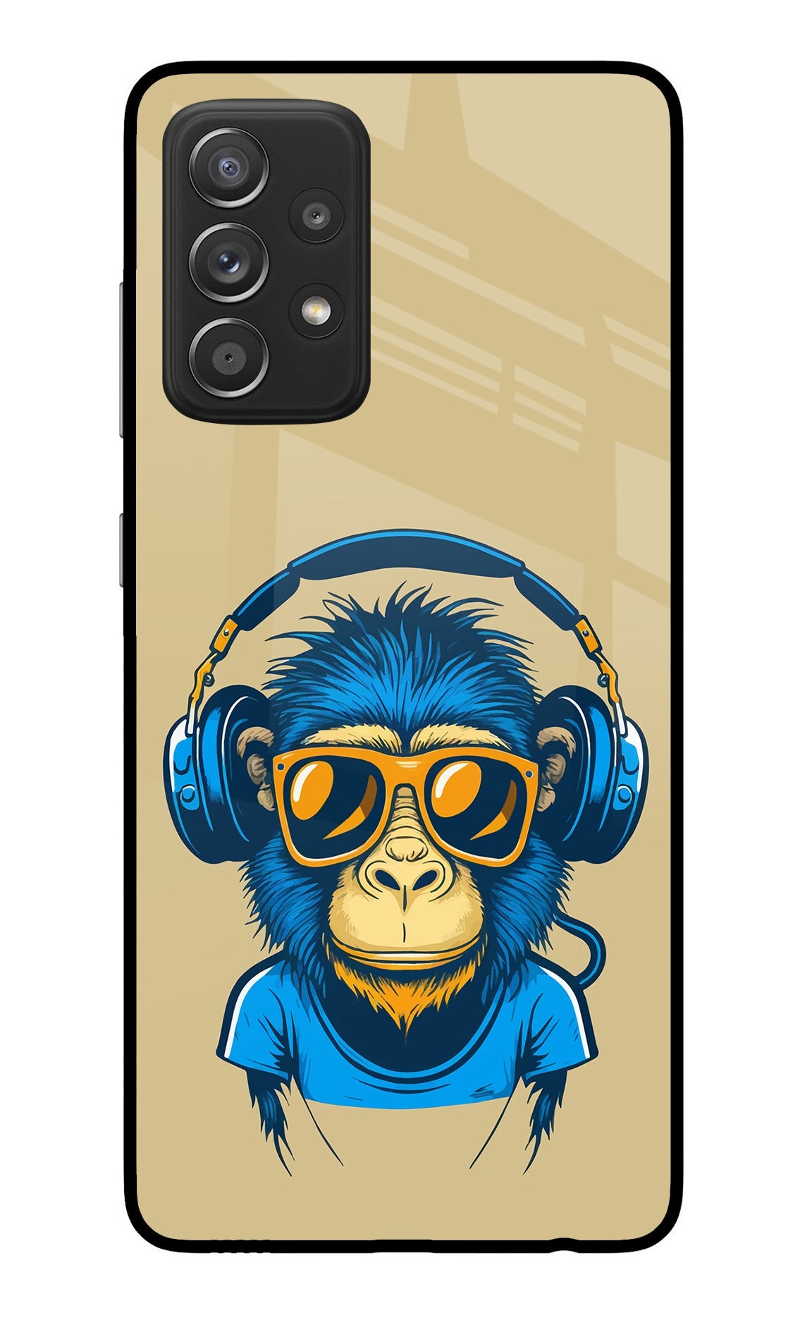 Monkey Headphone Samsung A52/A52s 5G Glass Case