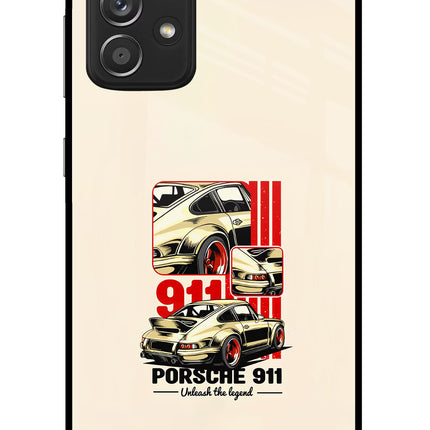 Classic Porsche 911 Samsung A52/A52s 5G Glass Case Back Cover by Casekaro