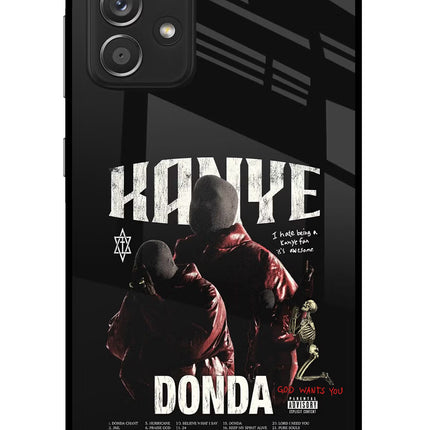 Donda Kanye West Samsung A52/A52s 5G Glass Case Back Cover by Casekaro
