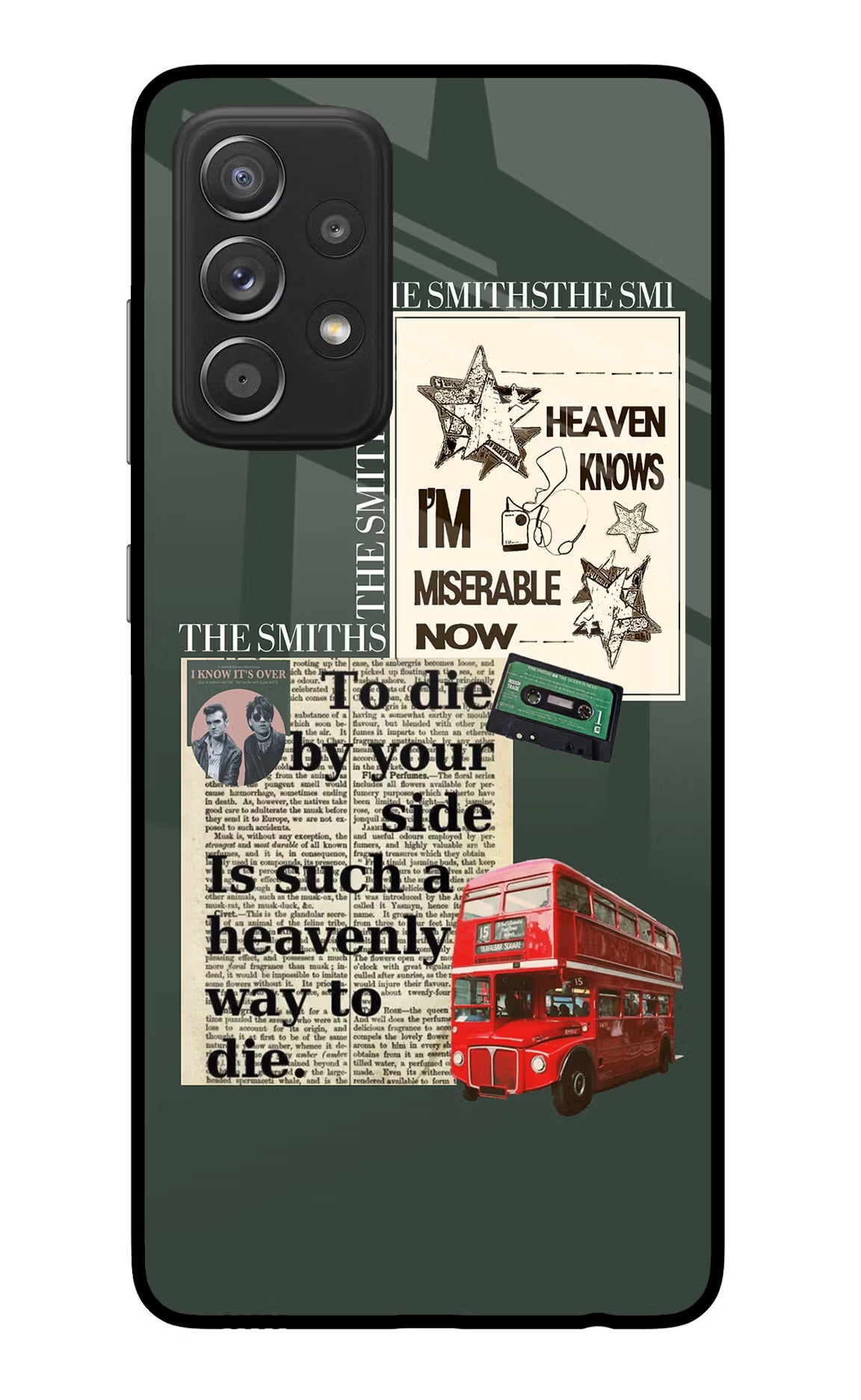 The Smiths Samsung A52/A52s 5G Glass Case Back Cover by Casekaro