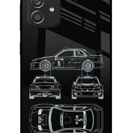 WRC'99 Samsung A52/A52s 5G Glass Case Back Cover by Casekaro