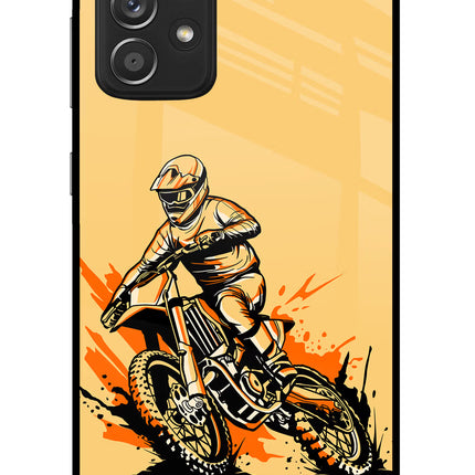 Off-Road Fury Samsung A52/A52s 5G Glass Case Back Cover by Casekaro