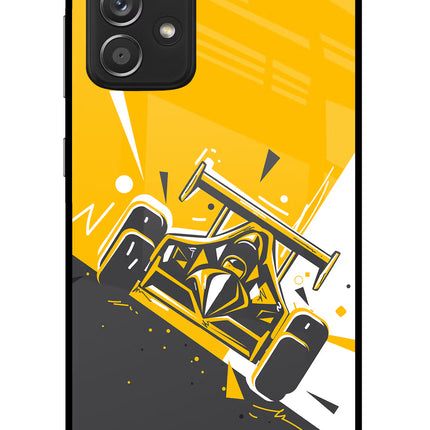 Track King Samsung A52/A52s 5G Glass Case Back Cover by Casekaro