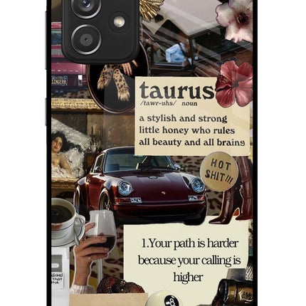 Taurus Zodiac Samsung A52/A52s 5G Glass Case
