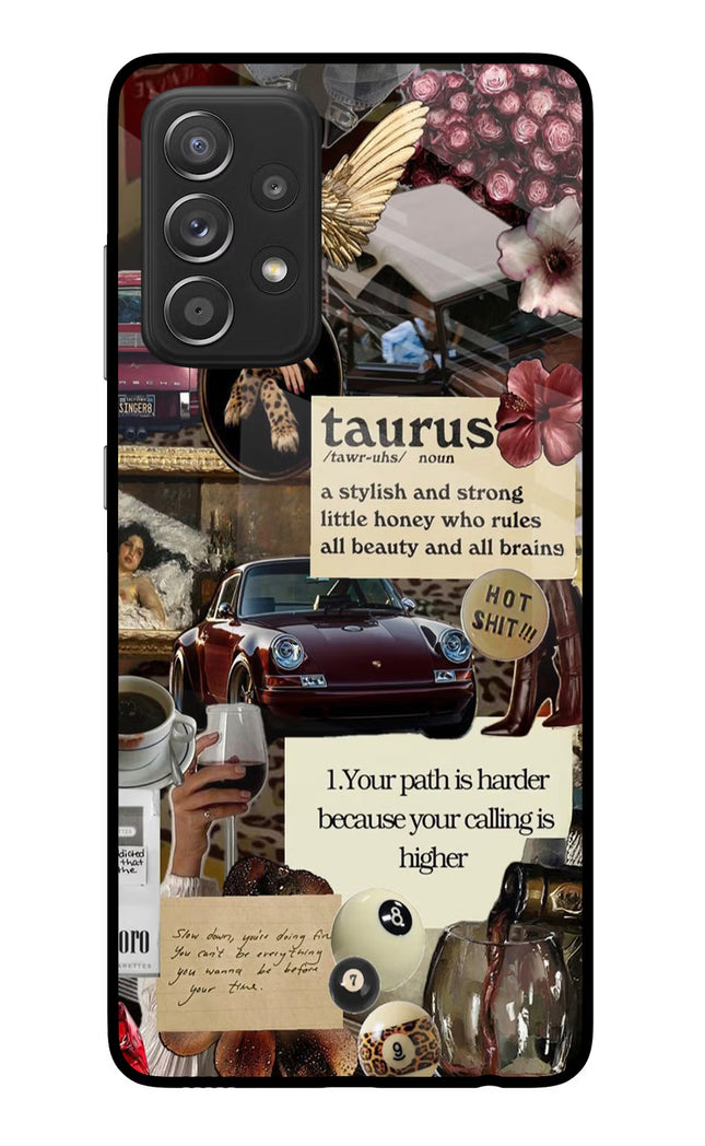 Taurus Zodiac Samsung A52/A52s 5G Glass Case