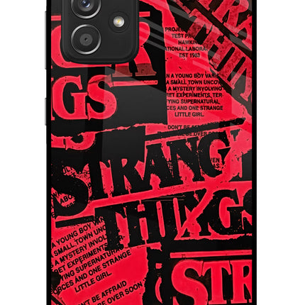 Ordinary Things Samsung A52/A52s 5G Glass Case Back Cover by Casekaro