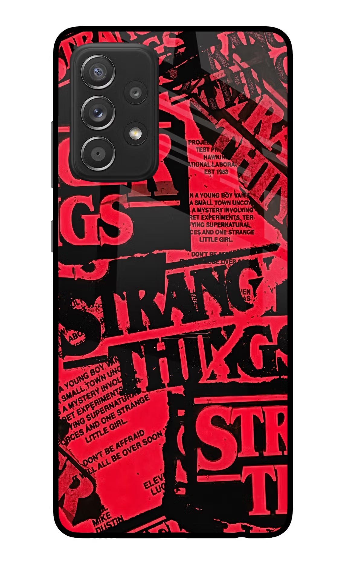 Ordinary Things Samsung A52/A52s 5G Glass Case Back Cover by Casekaro