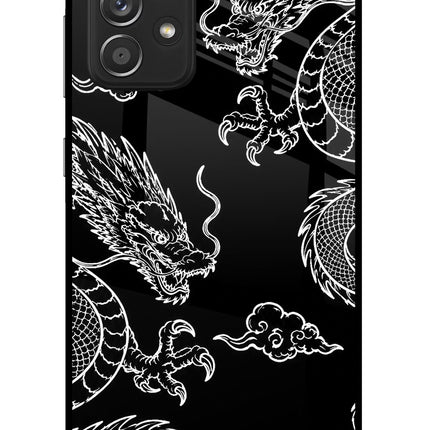 Twin Dragons Samsung A52/A52s 5G Glass Case