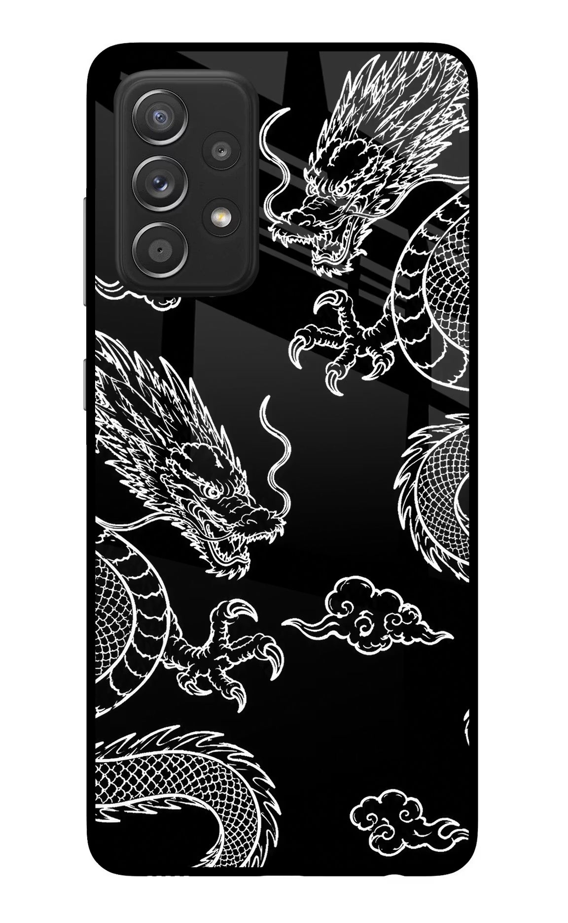 Twin Dragons Samsung A52/A52s 5G Glass Case