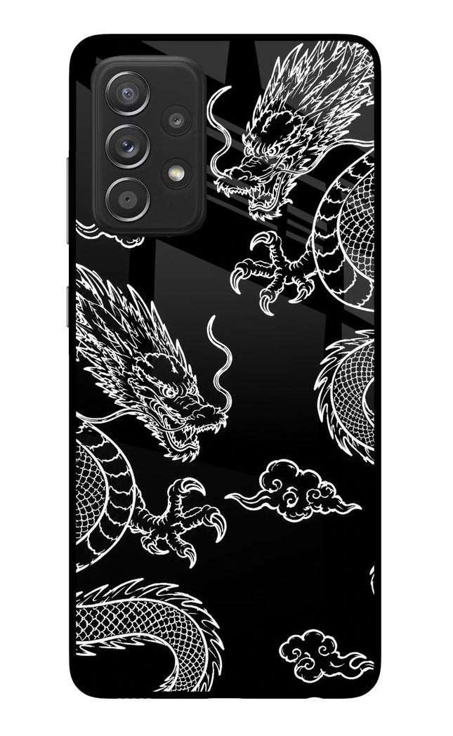 Twin Dragons Samsung A52/A52s 5G Glass Case