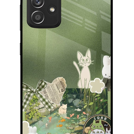 Aesthetic anime Samsung A52/A52s 5G Glass Case Back Cover by Casekaro