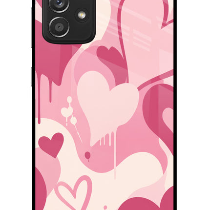 Hearty case Samsung A52/A52s 5G Glass Case Back Cover by Casekaro
