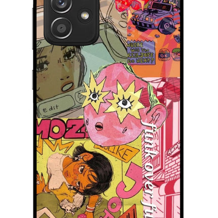 Funkover Samsung A52/A52s 5G Glass Case Back Cover by Casekaro