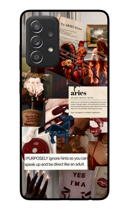 Zodiac Aries Samsung A52/A52s 5G Glass Case