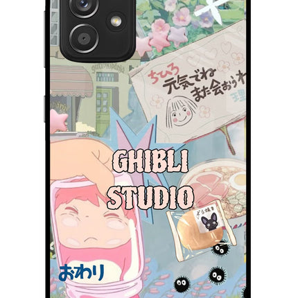 Studio Ghibli Samsung A52/A52s 5G Glass Case Back Cover by Casekaro