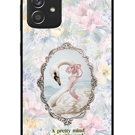 Pretty Mind Pretty Soul Samsung A52/A52s 5G Glass Case Back Cover by Casekaro
