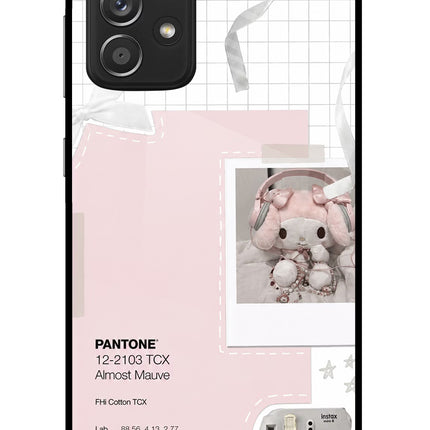 Pantone Asthetic Samsung A52/A52s 5G Glass Case Back Cover by Casekaro