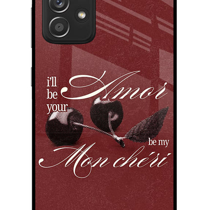 Velvet Cherry Samsung A52/A52s 5G Glass Case Back Cover by Casekaro