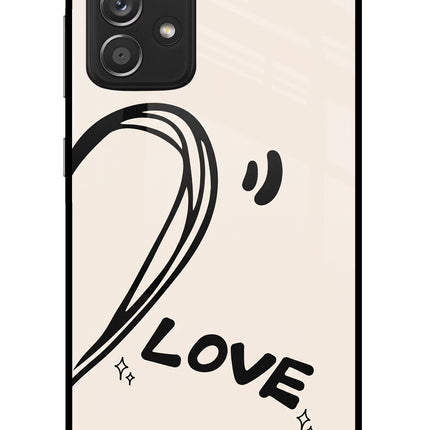 Soul Line Samsung A52/A52s 5G Glass Case Back Cover by Casekaro