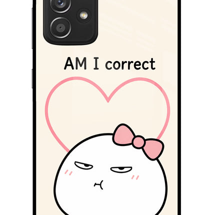 Always Right Samsung A52/A52s 5G Glass Case Back Cover by Casekaro