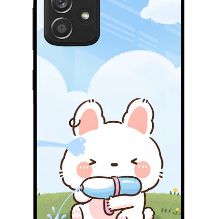 Bunny Treat Samsung A52/A52s 5G Glass Case Back Cover by Casekaro