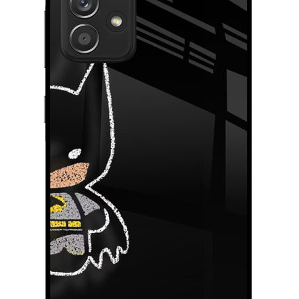 Bat Kitty Samsung A52/A52s 5G Glass Case Back Cover by Casekaro