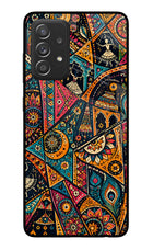 Folk Print Samsung A52/A52s 5G Glass Case