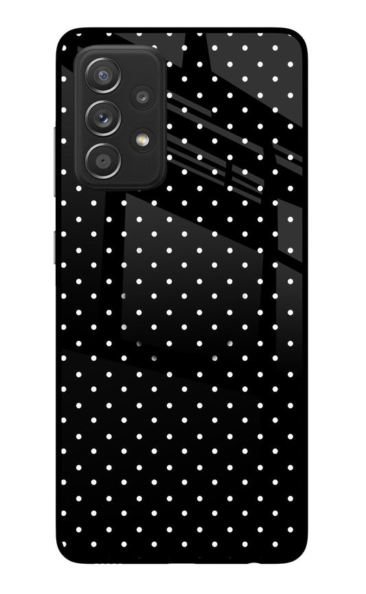 White Dots Samsung A52/A52s 5G Glass Case