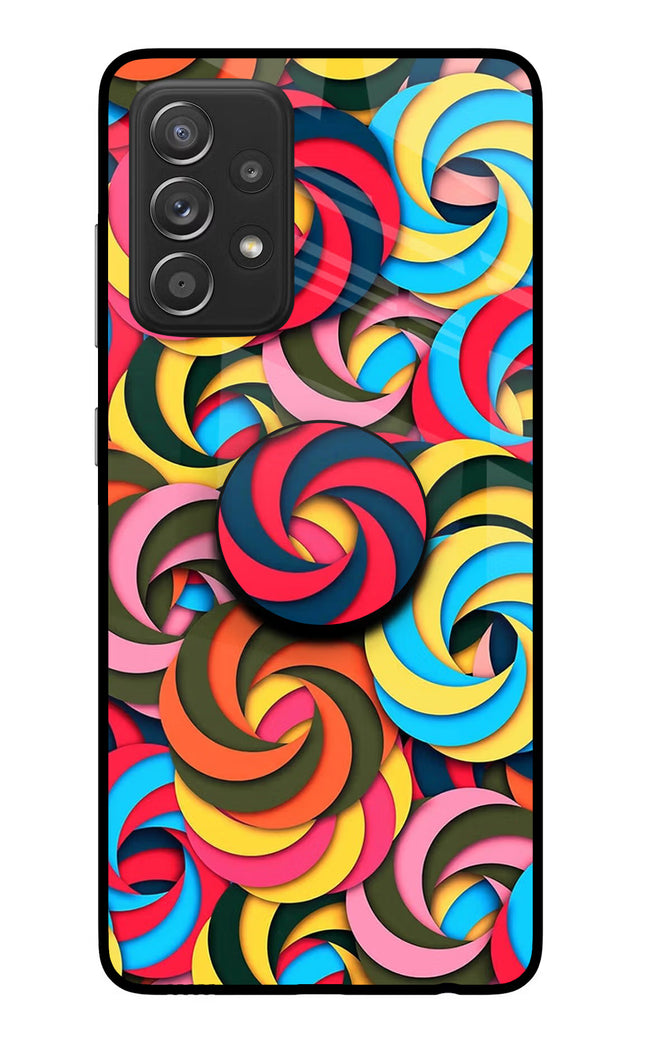 Spiral Pattern Samsung A52/A52s 5G Glass Case
