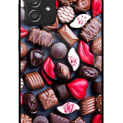 Chocolates Samsung A52/A52s 5G Glass Case