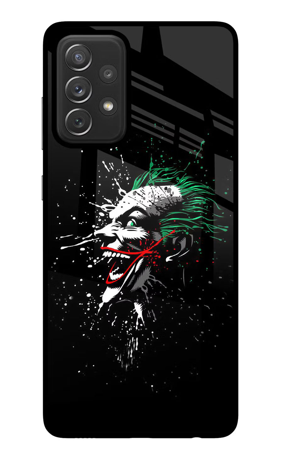 Joker Samsung A72 Back Cover, Glass case