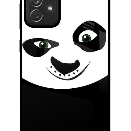Panda Samsung A72 Glass Case Back Cover by Casekaro