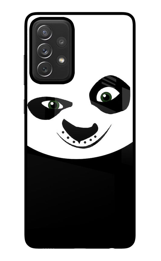 Panda Samsung A72 Glass Case
