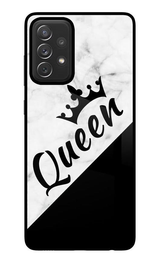Queen Samsung A72 Glass Case
