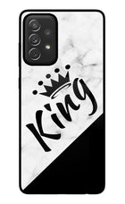 King Samsung A72 Glass Case