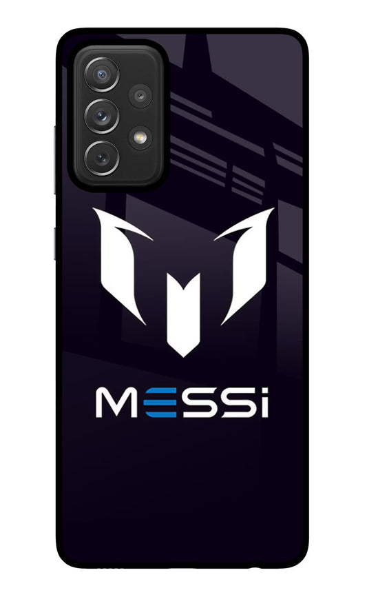 Messi Logo Samsung A72 Glass Case