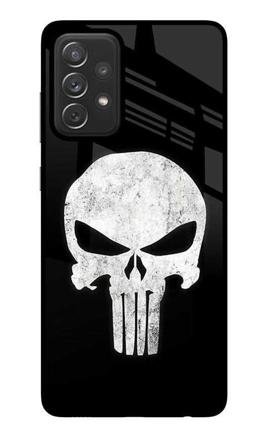 Punisher Skull Samsung A72 Glass Case