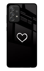 Heart Samsung A72 Glass Case