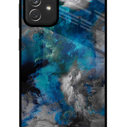 Artwork Samsung A72 Glass Case Back Cover by Casekaro