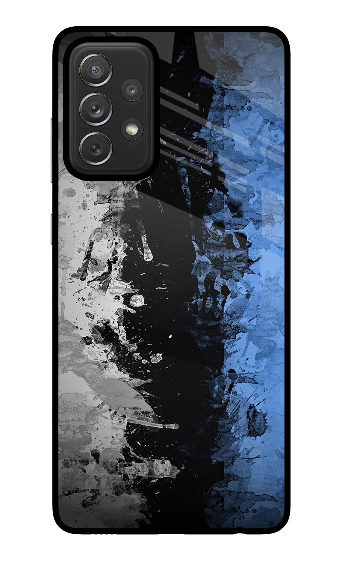 Artistic Design Samsung A72 Glass Case Back Cover by Casekaro