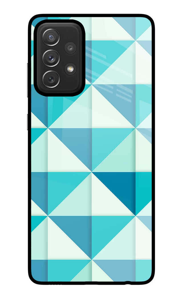 Abstract Samsung A72 Glass Case Back Cover by Casekaro