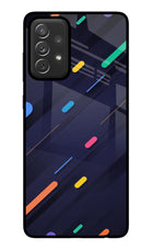 Abstract Design Samsung A72 Glass Case