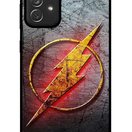 Flash Samsung A72 Glass Case Back Cover by Casekaro