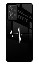 Heart Beats Samsung A72 Glass Case