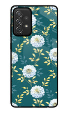Flowers Samsung A72 Glass Case