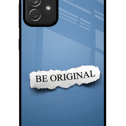 Be Original Samsung A72 Glass Case Back Cover by Casekaro