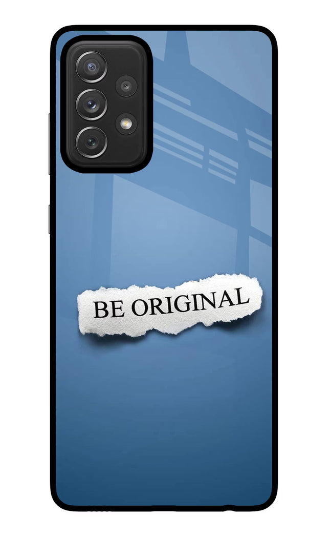 Be Original Samsung A72 Glass Case Back Cover by Casekaro